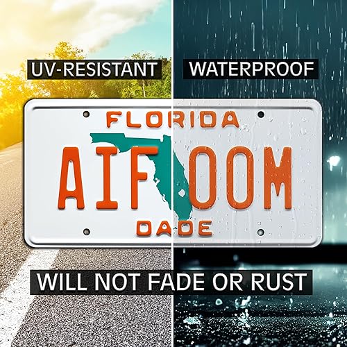 Miniatura 6 de Celebrity Machines Miami Vice | ZAQ 178 + AIF 00M | Matrículas estampadas de metal