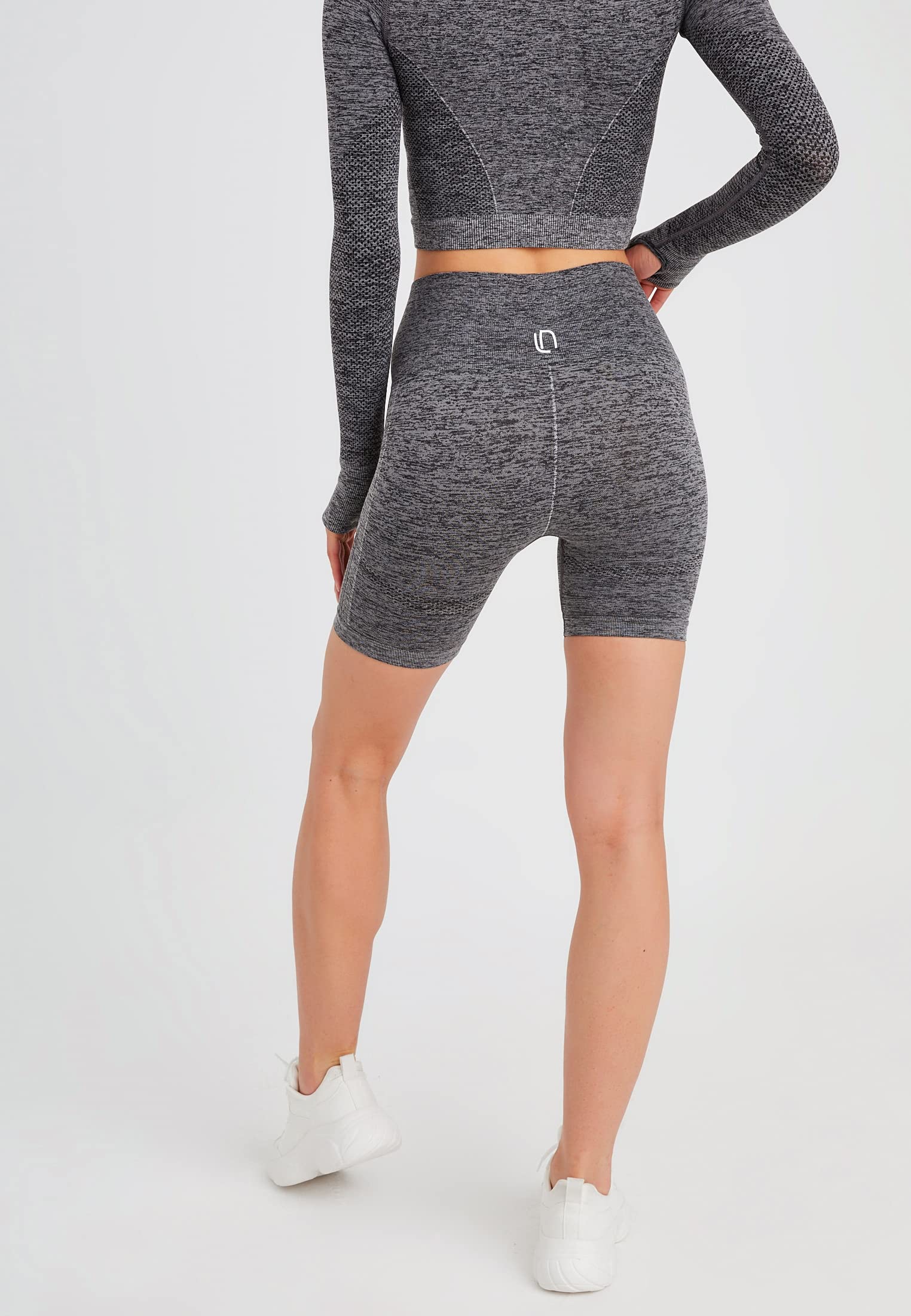 Leif Nelson Pantaloni corti da ciclismo da donna, leggings booty, a vita alta, per sport, palestra, senza cuciture, opachi, per yoga, fitness, palestra, allenamento