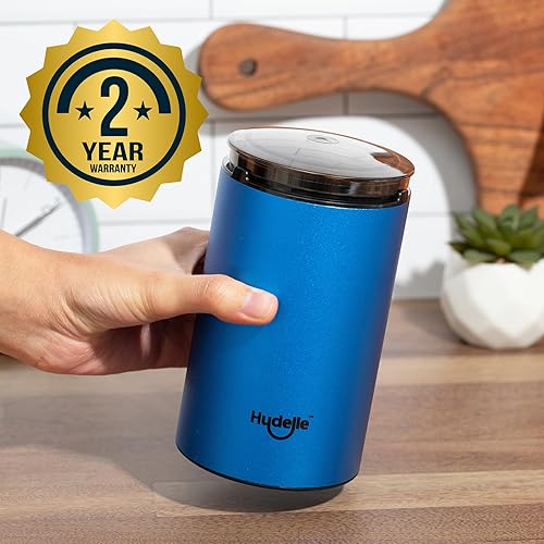 Miniatura 6 de Molinillo de café, eléctrico, perfecto para uso doméstico, azul océano