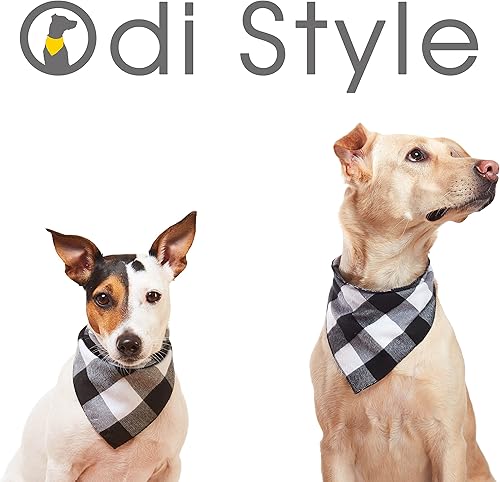Miniatura 7 de Bandana de perro a cuadros de búfalo, suave, transpirable y llamativa, pañuelos, bufandas, baberos, accesorios para perros pequeños, gatos,