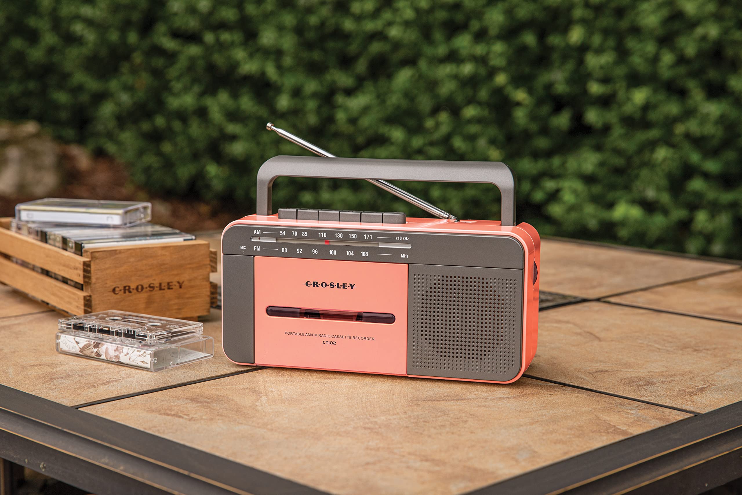 Crosley Cassette Player - Rose Gold/Grey