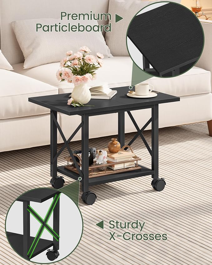 Soporte para impresora con ruedas y altura ajustable miniatura 2