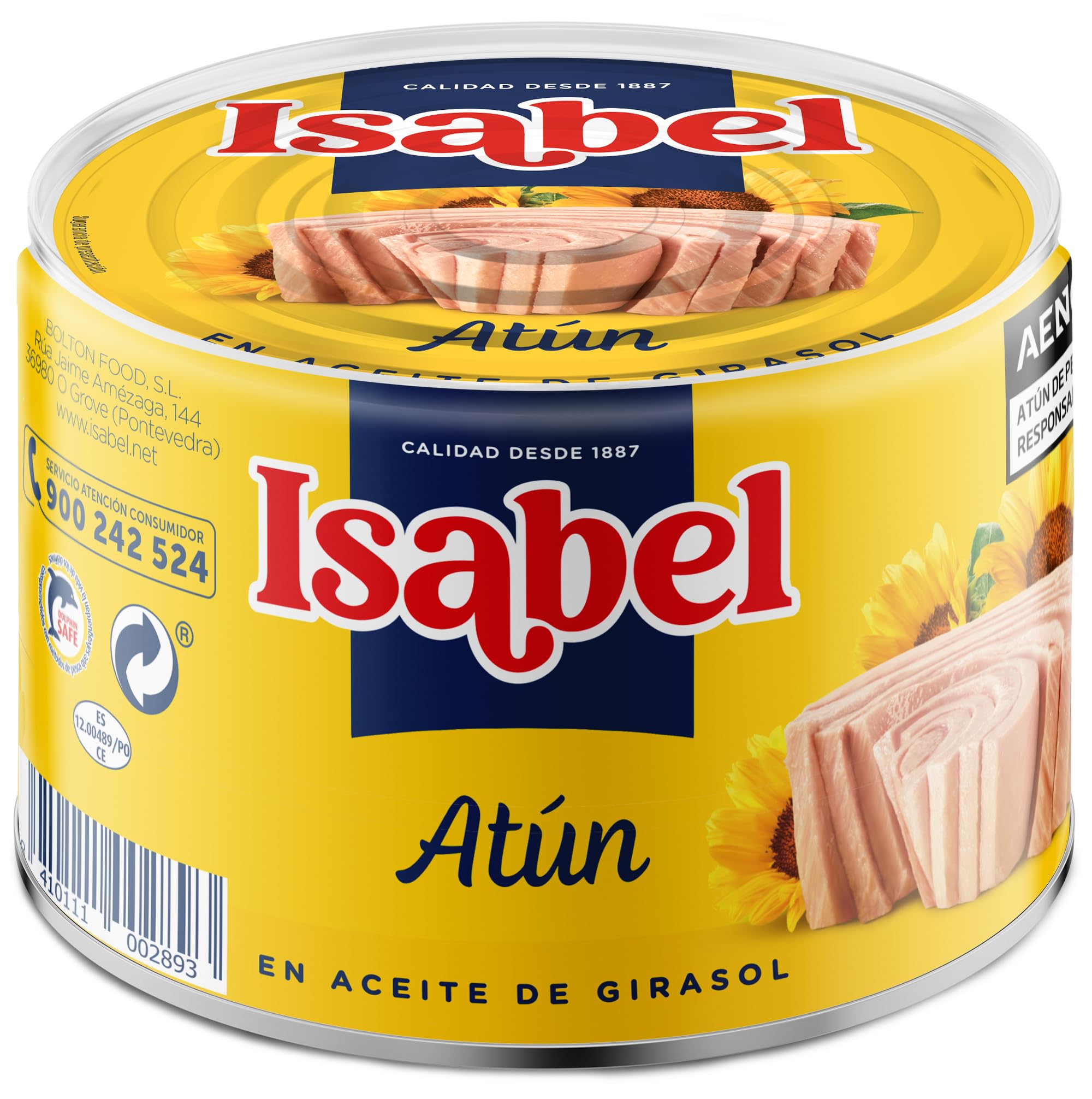 Atún Aceite Vegetal Isabel 400gr