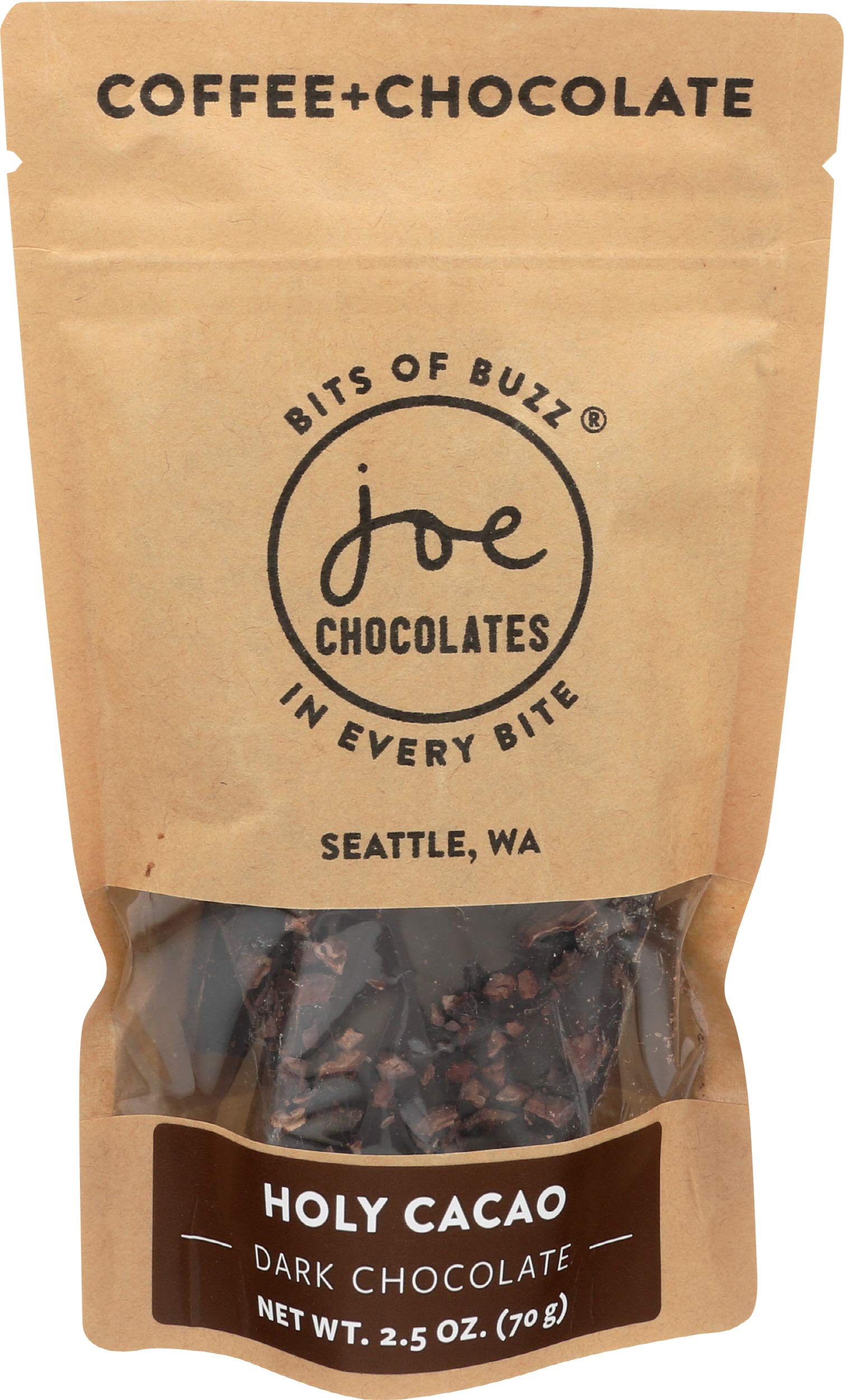 Joe Chocolate Co. Roasted Cacao Dark Chocolate Espresso Bark
