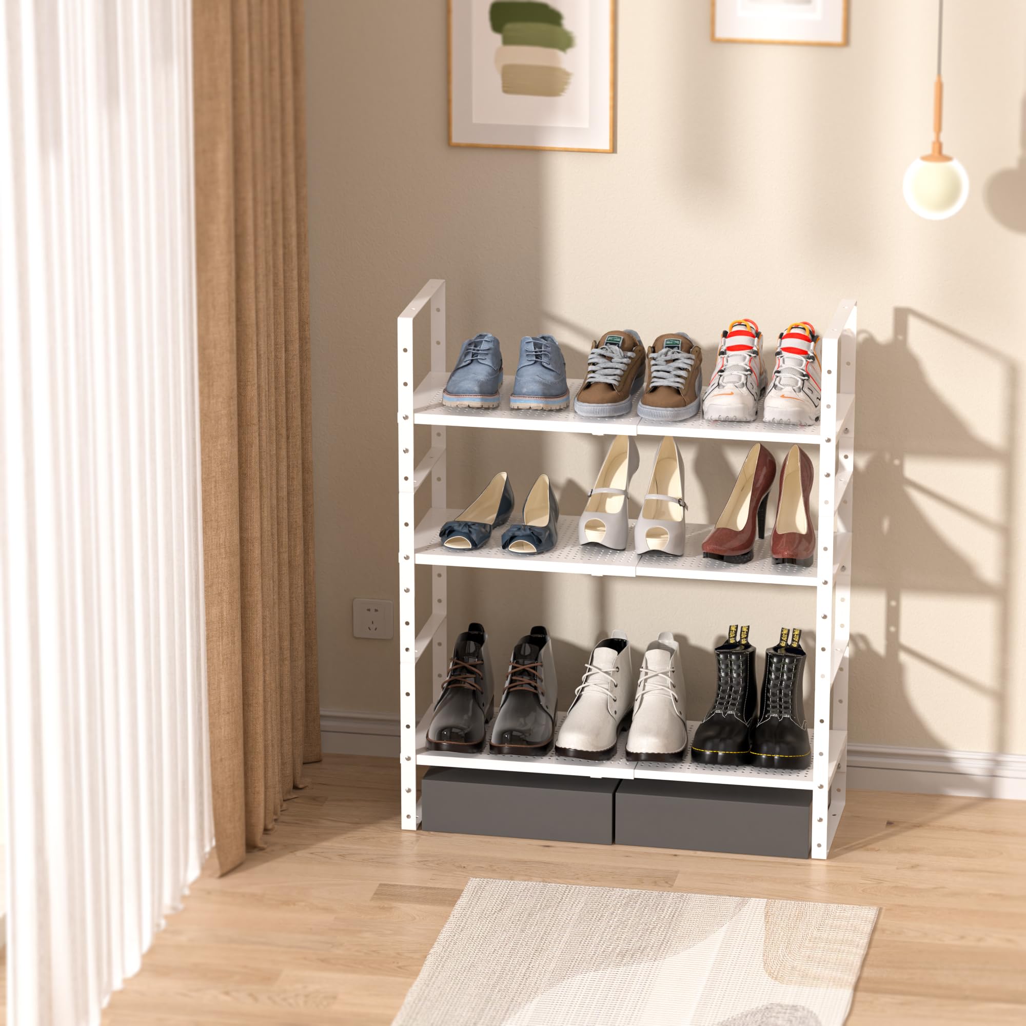 Zapatero, Organizador De Zapatos De Plástico, Soporte Para Zapatos