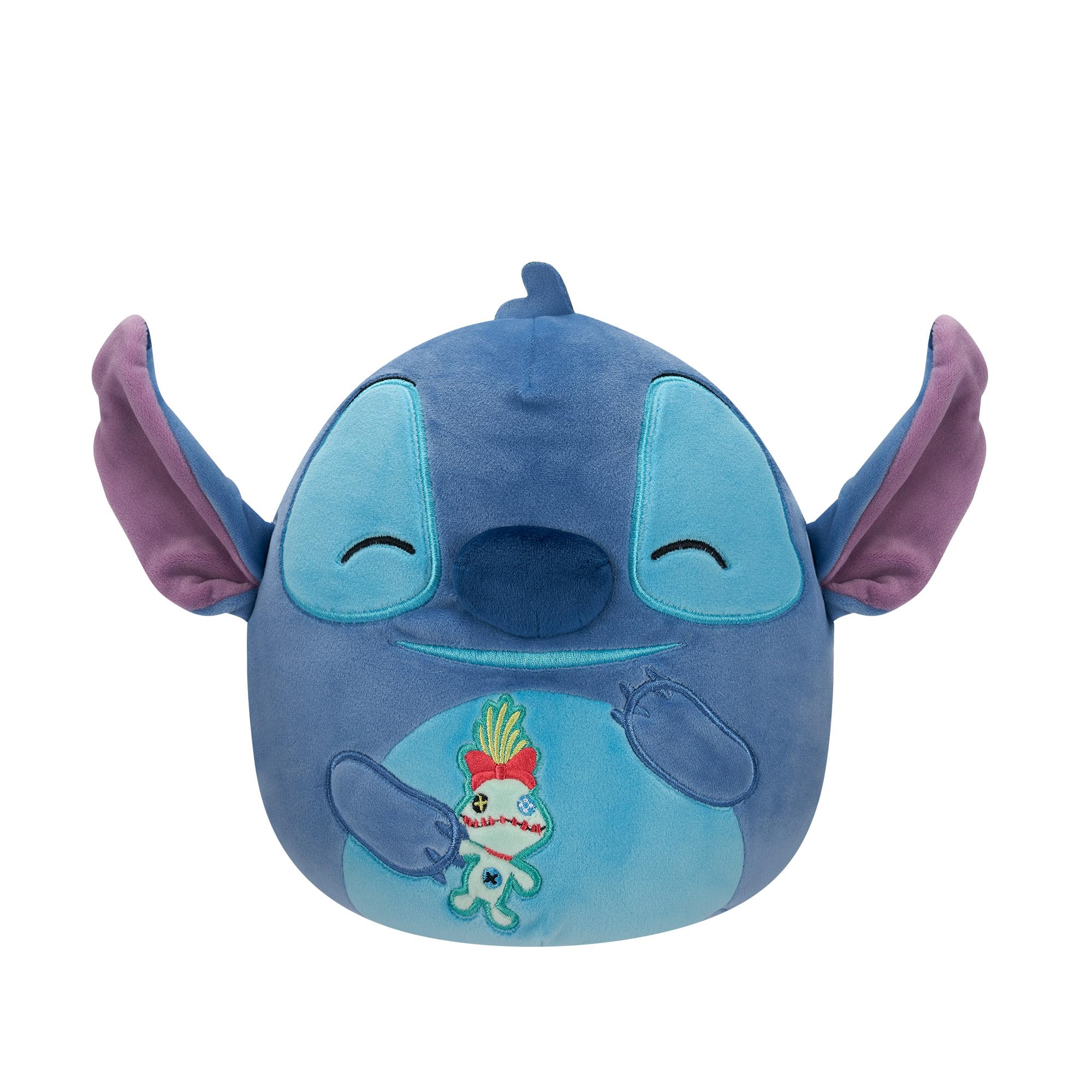 Squishmallows Original Disney 10-Inch Tie-Dye Stitch Wearing a Beanie Plush - Little Ultrasoft Official Jazwares Plush