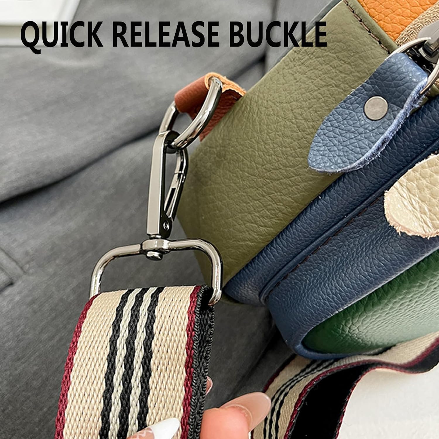 Crossbody Bags for Womens Leather Sling Bag for Women Small Cross Body Purse for Woman Mini Fanny Pack Travel - Image 5