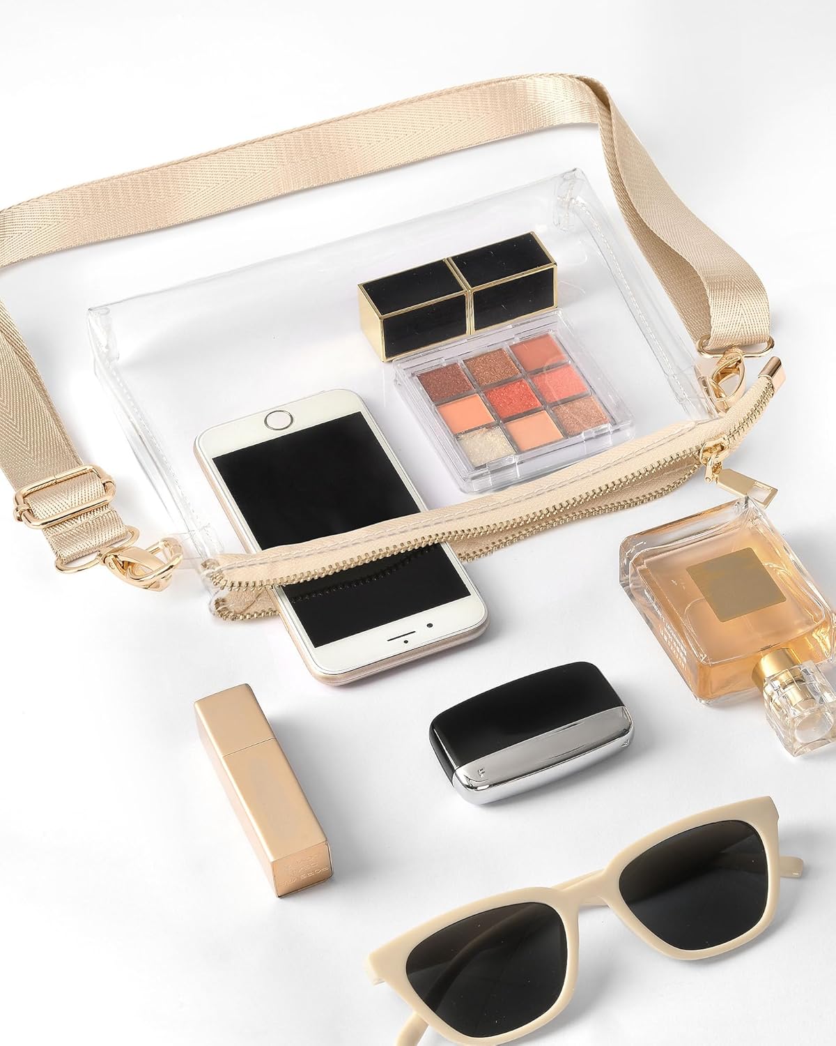 Clear Purse for Women - Stadium Approved Crossbody Bag, Small Stadium Bag for Concerts & Sports Events - Image 5