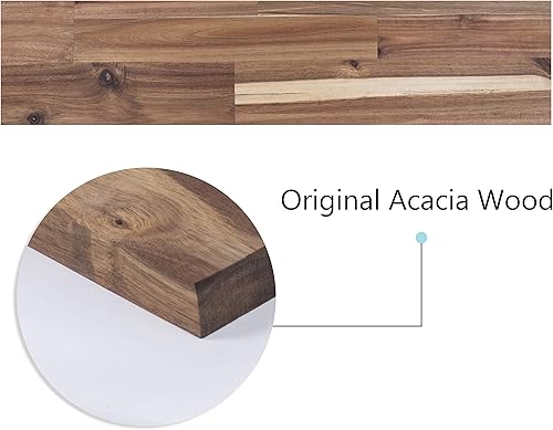 Miniatura 5 de brightmaison Maggio - Tabla de cortar de madera para embutidos y mesa de madera para decoración de cocina, madera de acacia