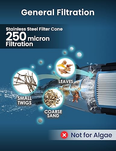 Miniatura 3 de KOKIDO XTROVAC 710 - Aspiradora recargable de alta resistencia, succión 6X, potente filtro doble, estándar y fino, potente limpieza rápida de toda