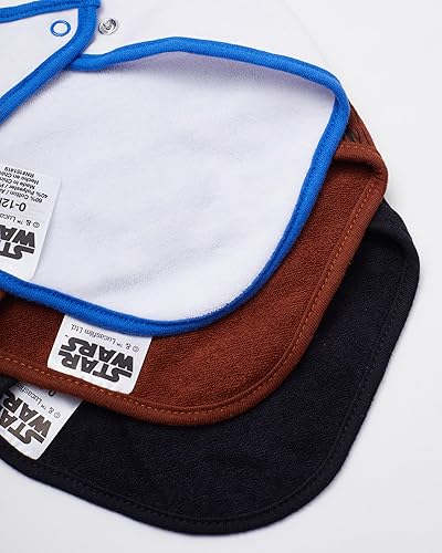 Miniatura 5 de STAR WARS Baby Boys' Bandana Bibs 3 Pack Set for Feeding, Teething, and Drooling
