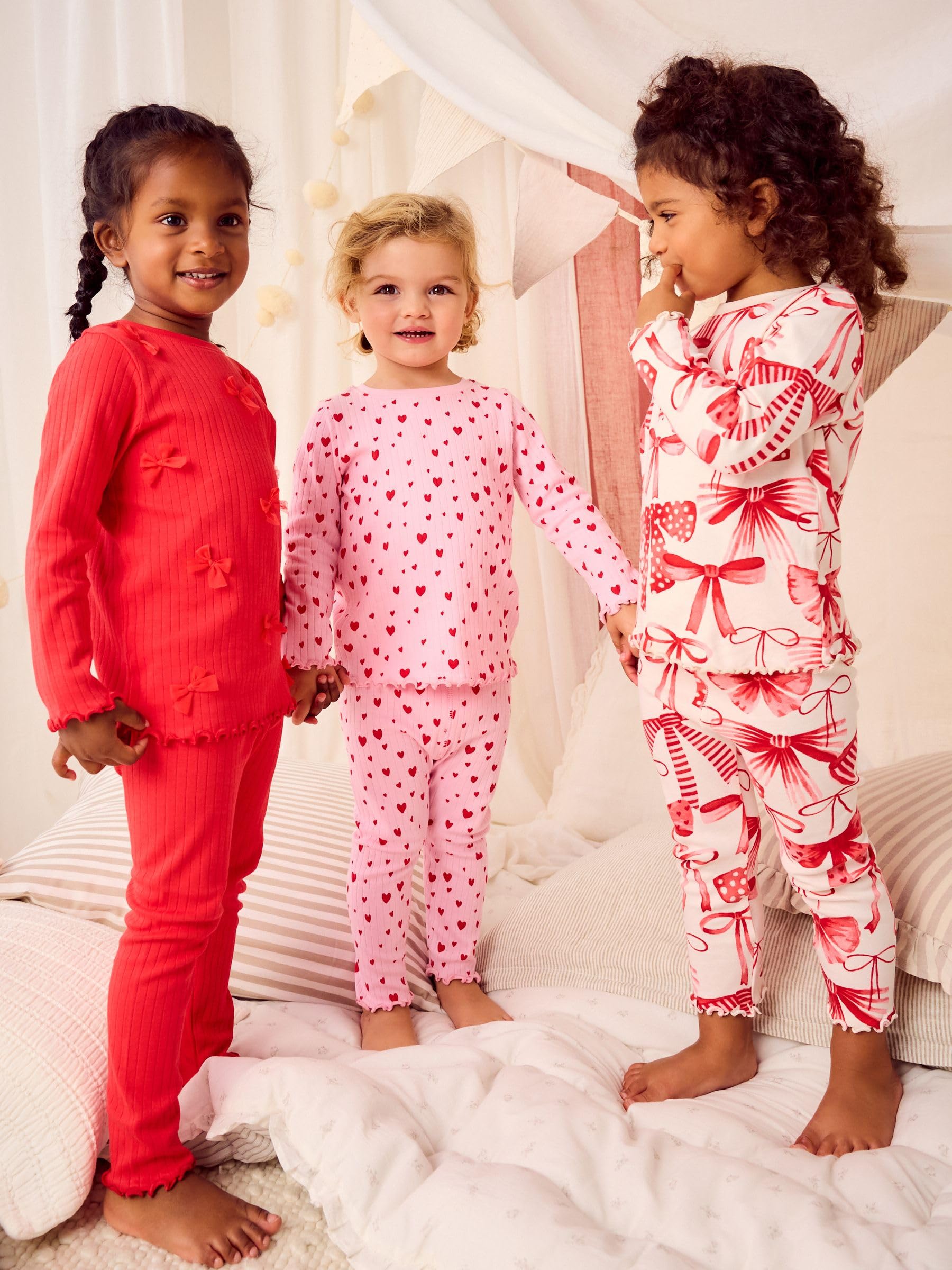 NEXT Fille Pyjama Douillet, Lot de 3