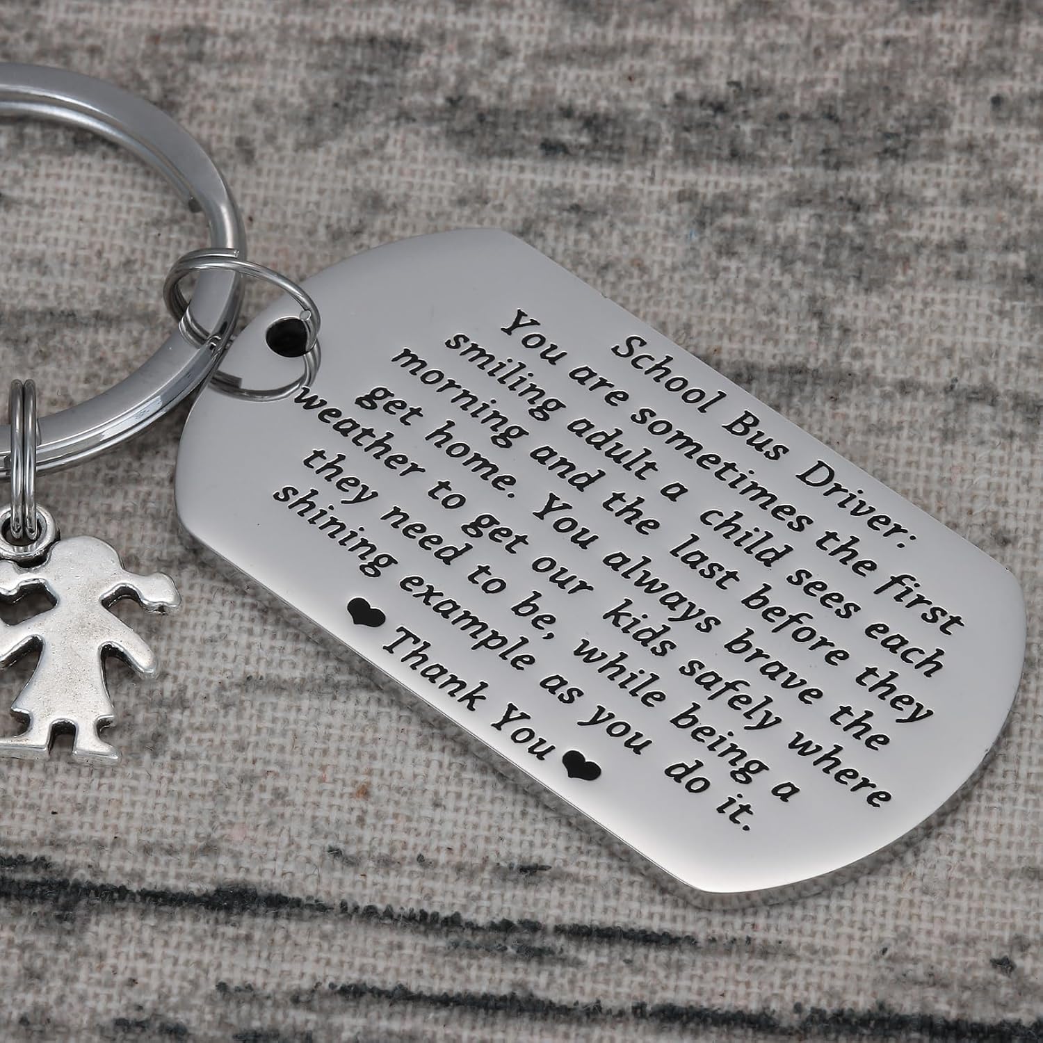 Bus Driver Appreciation Gifts Keychain for Men Women Male Retirement Present Funny Retired Super Bus Driver School Bus Keychain - Image 7