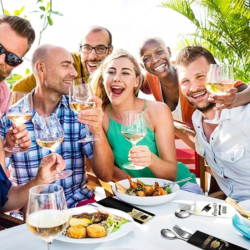 Miniatura 4 de Paquete de 100 bolsas de cubiertos de graduación 2023 papel de estraza de graduación suministros de fiesta de graduación para universidad secundaria