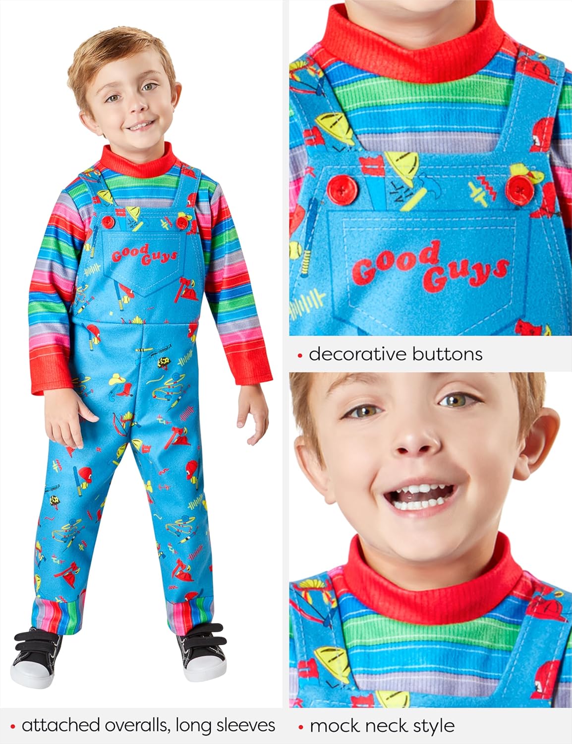 Rubies Child's Play: Chucky Costume for Toddlers, Boy's 2T