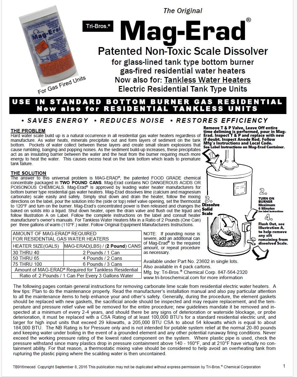Tank, Tankless, Hybrid Descaler Delimer