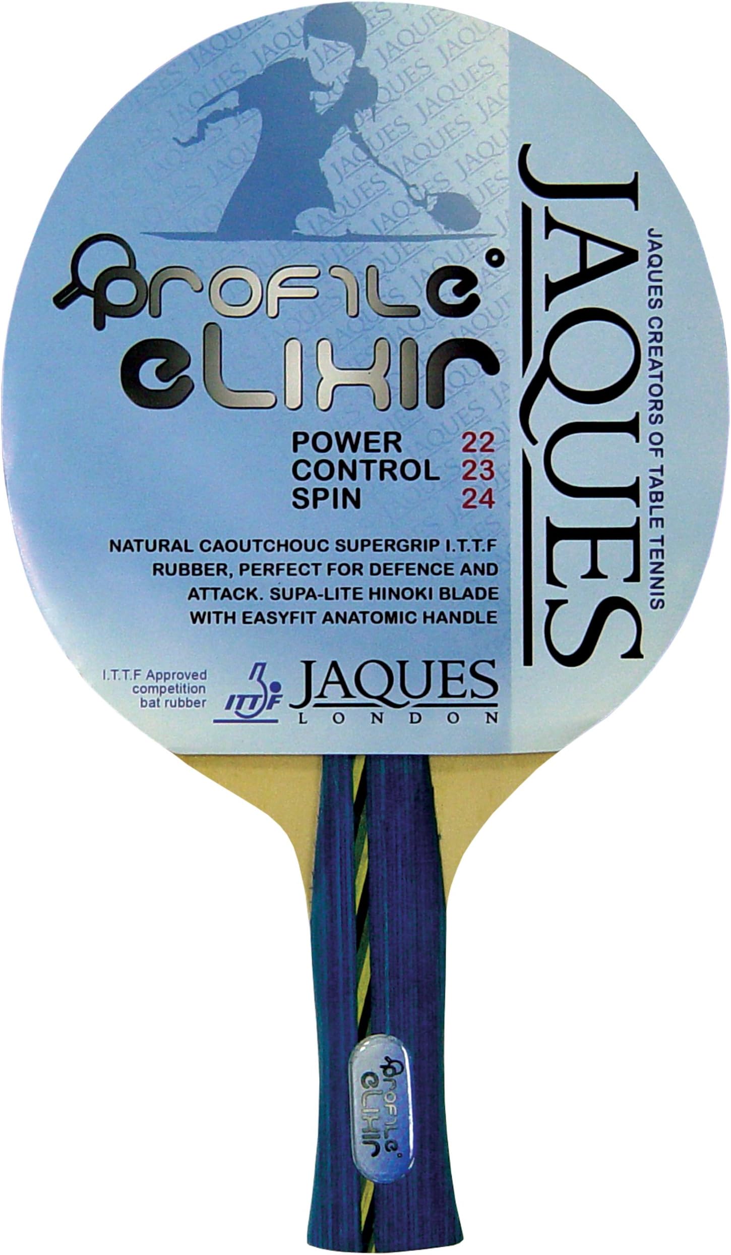 Ping Pong Paddle - Profile Elixir Table Tennis Bat