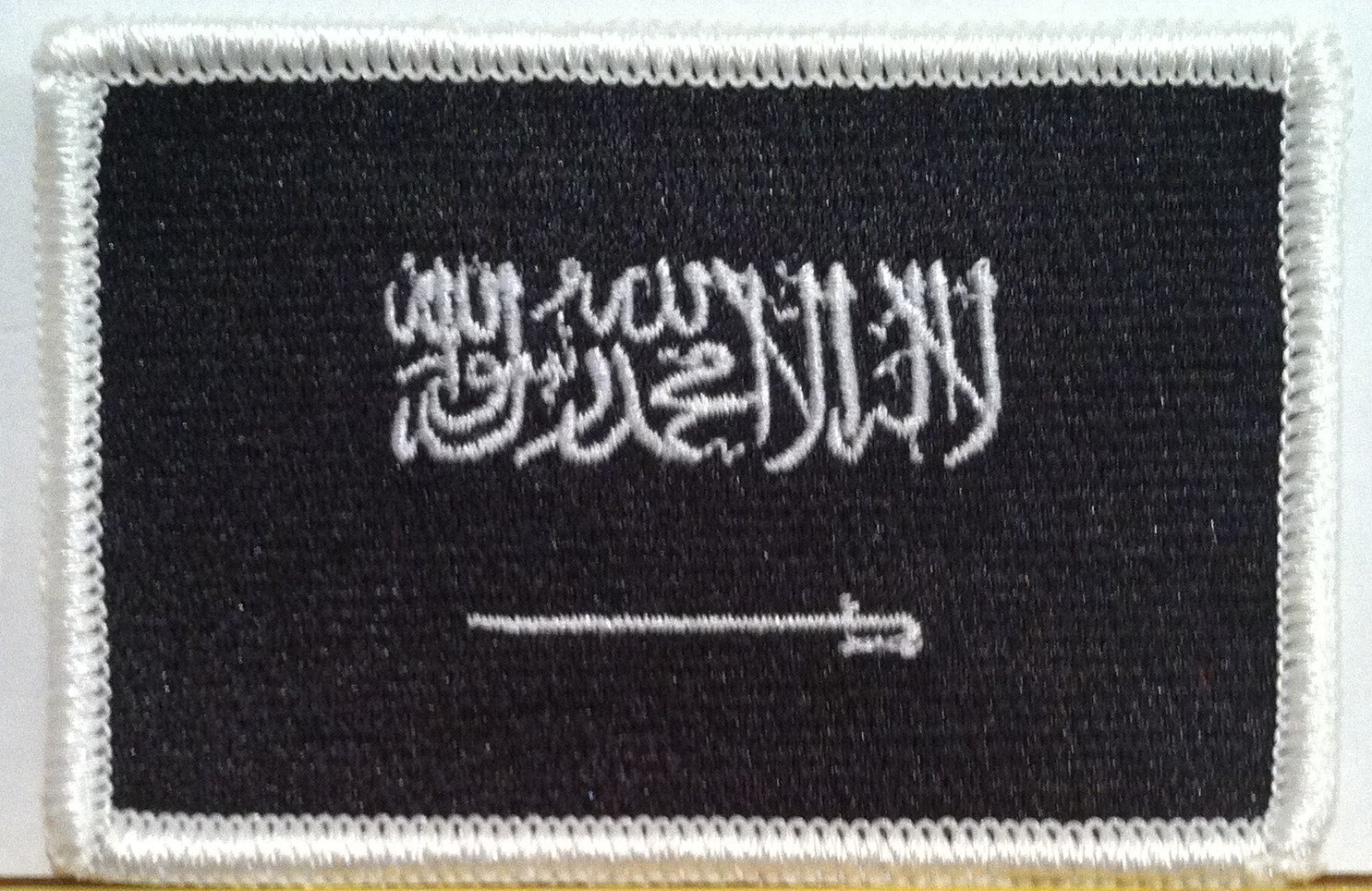 Saudi Arabia Flag Embroidery Iron-on Patch Tactical Military Emblem #6754