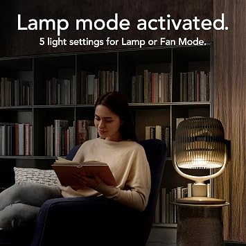 Vornado EOSTM 9 Large Air Circulator, Remote, Timer, Aromatherapy | OmniwaveTM Multi-Axis Oscillation, Lamp Mode, SafeStopTM Magnetic Grille, Touch Control, 10 Speed, Quiet Operation