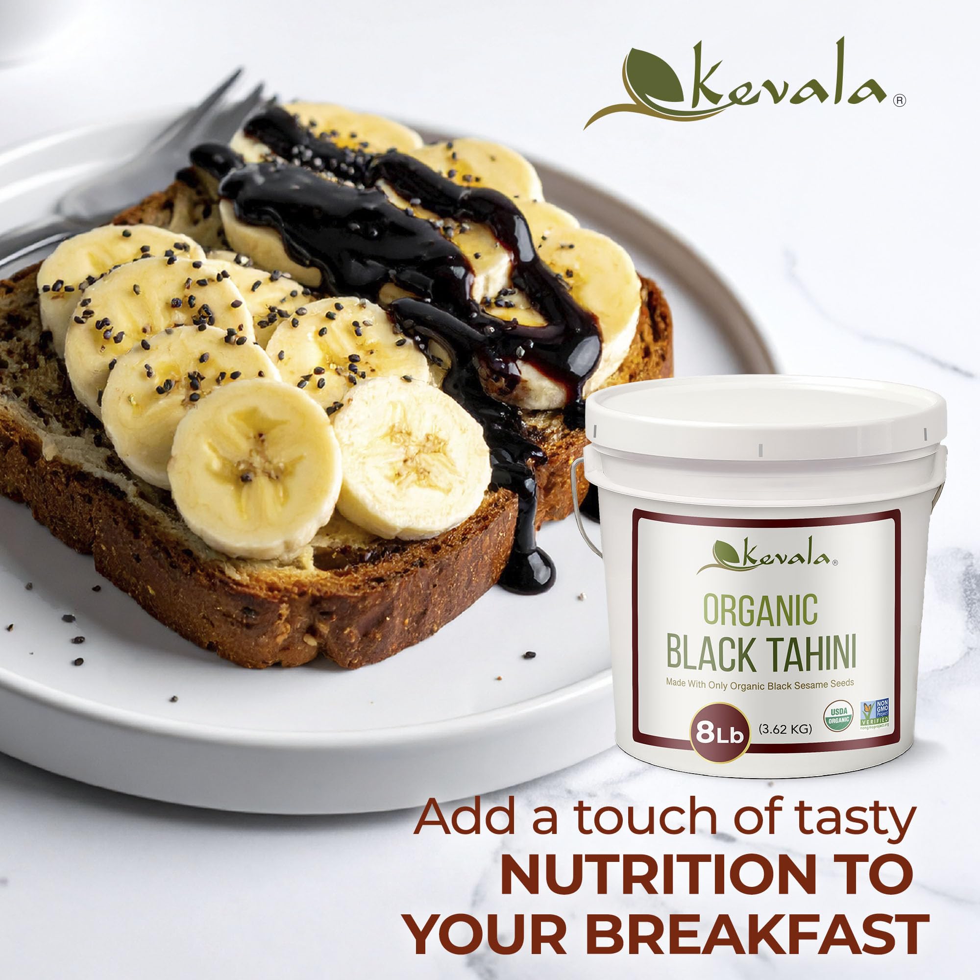 Amazon.com : Kevala Organic Black Tahini - Gluten Free Black