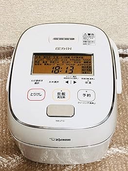象印 圧力IH炊飯器 極め炊き ホワイト 5.5合 NW-JT10-WA 楽天市場】象印 圧力IH炊飯ジャー 極め炊き(5.5合) ホワイト NW