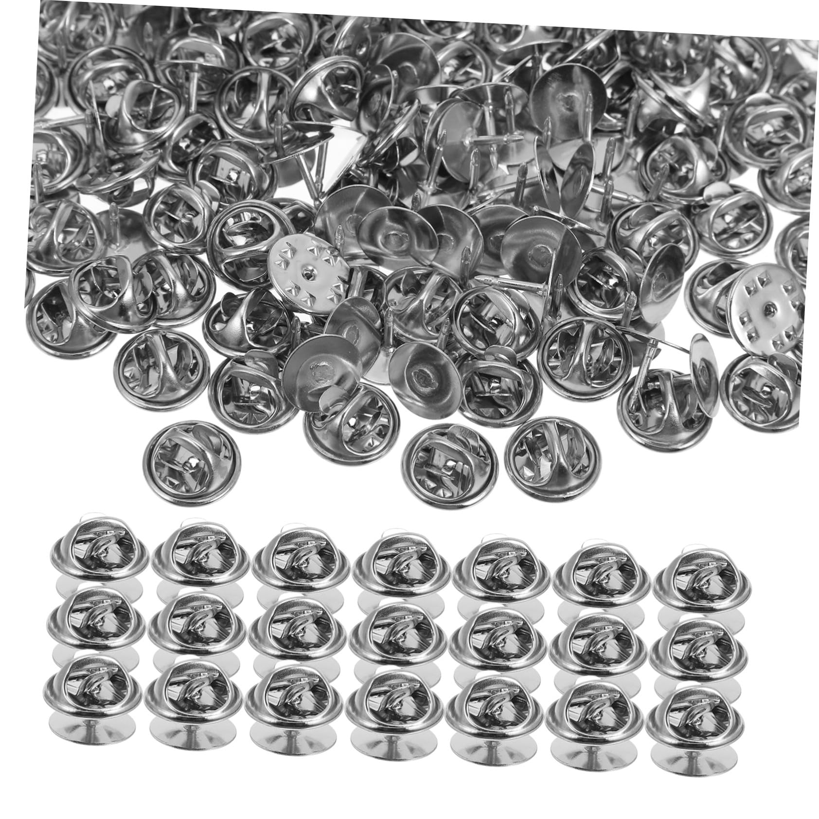 Cierres de pin metálicos Ipetboom de 150 juegos para broches y repuesto de insignias