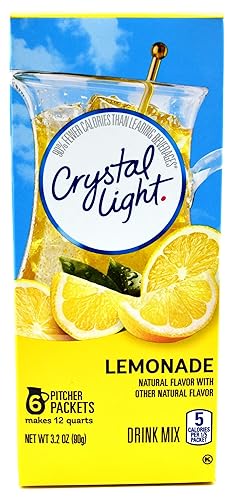 Miniatura 49 de Crystal Light - Mezcla de bebida en polvo con sabor natural a limonada, sin azúcar, 48 paquetes