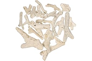 iplusmile Crushed Coral for Freshwater Aquarium PH Coral Small Size for Freshwater Aquarium Pond