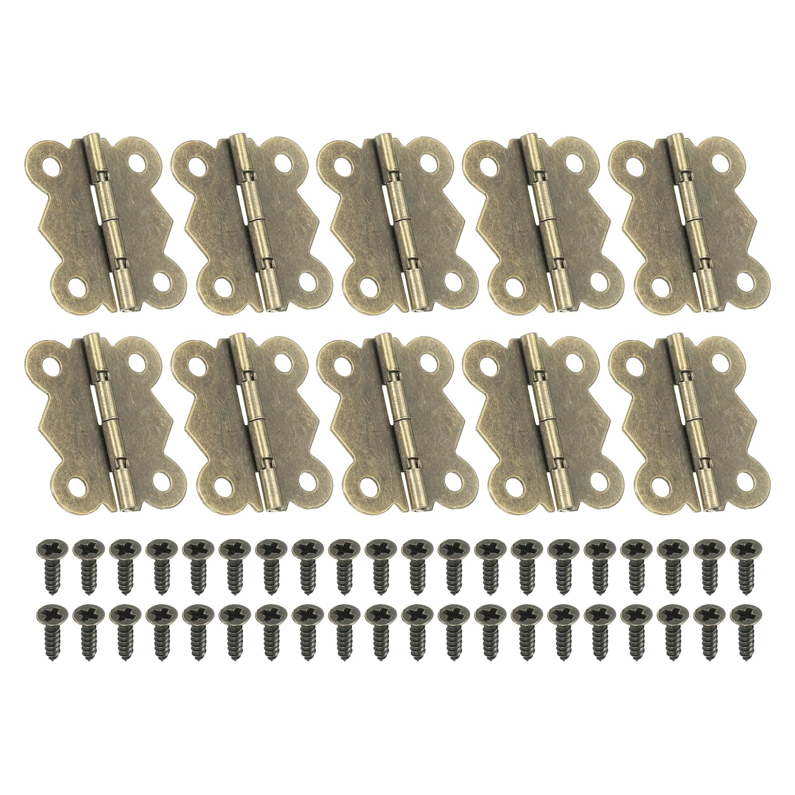 PATIKIL Small Jewelry Box Hinges 1-5/8 Inch