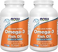 Vista 9 de NOW Foods Suplementos, Omega-3 180 EPA / 120 DHA, Destilado Molecularmente, Apoyo Cardiovascular*, 500 Softgels