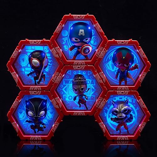 Miniatura 6 de WOW! PODS colección Los Vengadores - Capitán América  Figura de superhéroe con cabeza de borla iluminada  Juguetes y regalos coleccionables