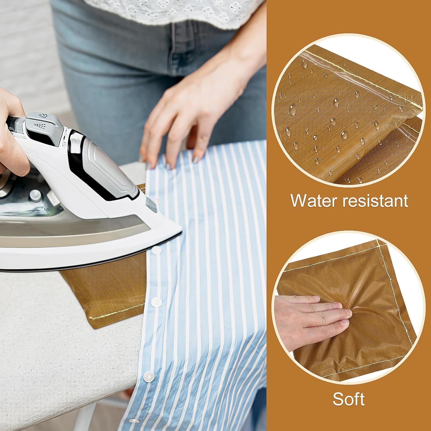 FOMIYES Reusable Heat Press Pillow Mat - 5x5 Inches, Heat Resistant and Non-Slip Pad for T-Shirts, Mugs, DIY Crafts and Heat Transfer Projects