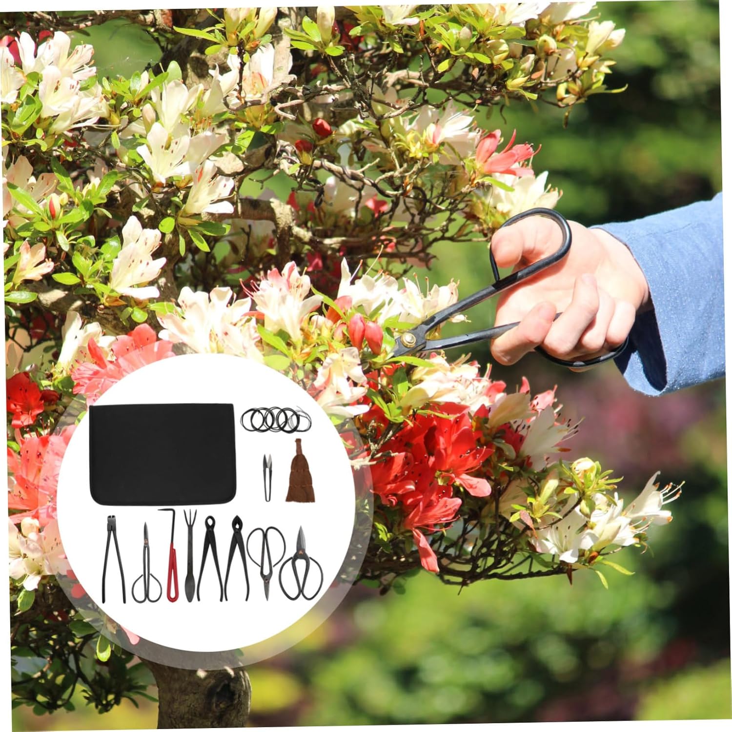 GALPADA Gardening Scissors Set Pruning Shears Tool Set Professional Gardening Shears Plant Clippers