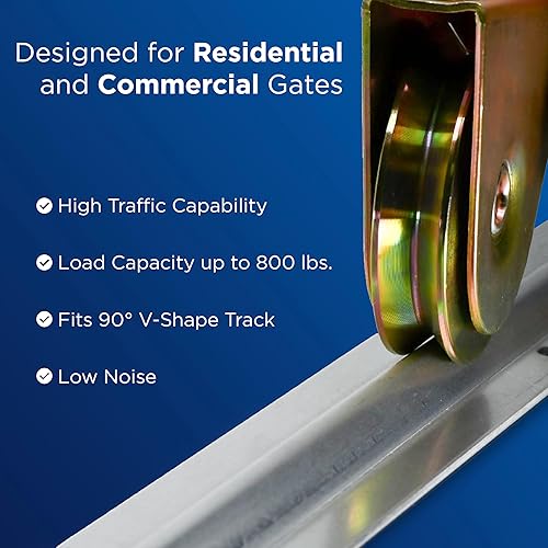 Miniatura 3 de ALEKO Kit de herrajes para puertas correderas