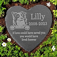 Vista 6 de Dachshund Memorial, Dachshund Memorial Stone, Pérdida de Dachshund, recuerdo conmemorativo de perro salchicha, en memoria amorosa perro salchicha