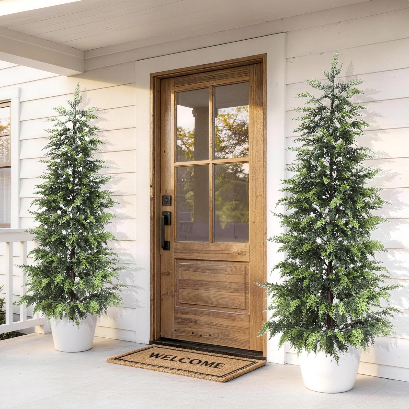 ENVEN Outdoor 5ft Cedar Tree 2-Pack