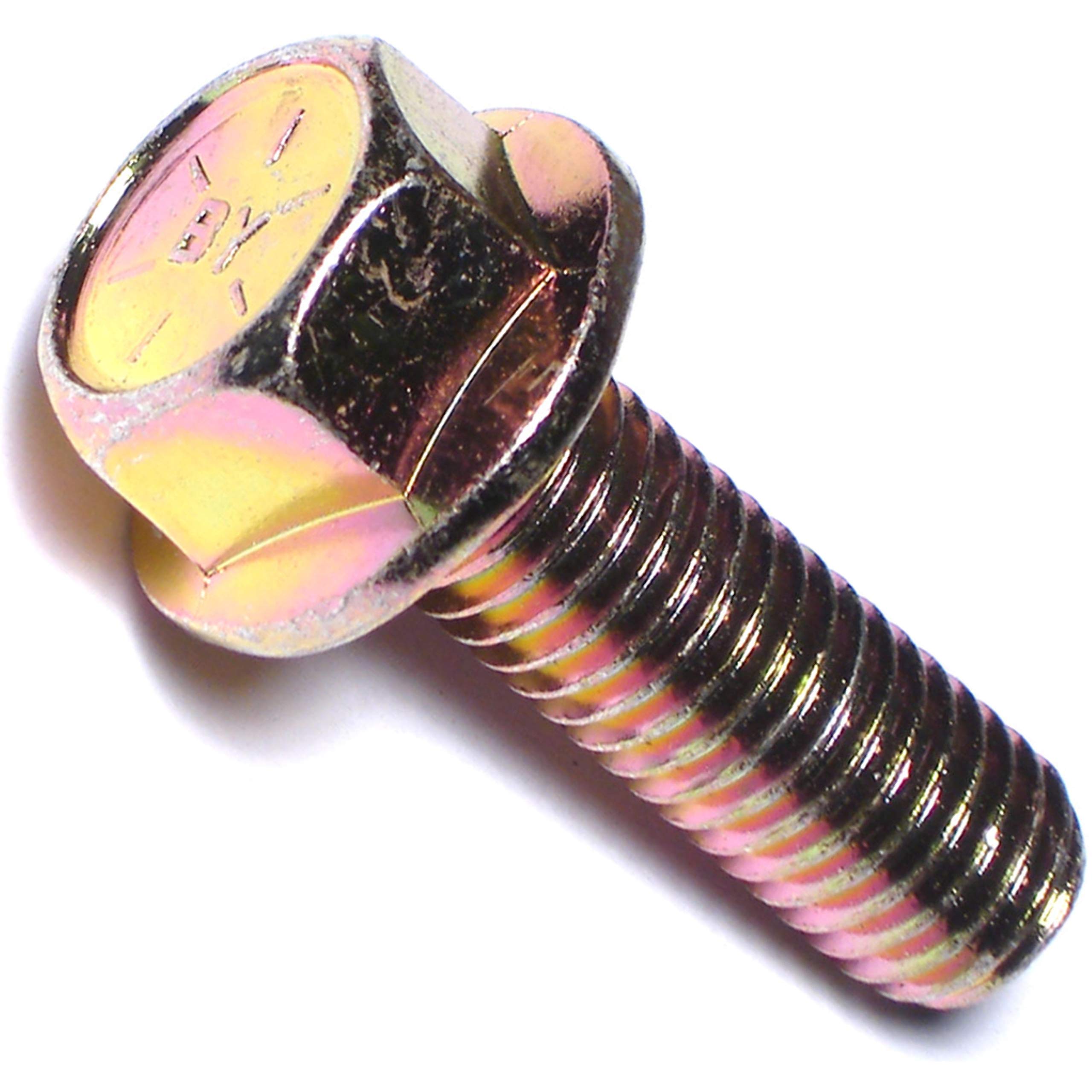 Grade 8 Hex Flange Bolts - 1/2-13 x 1-1/2 -1