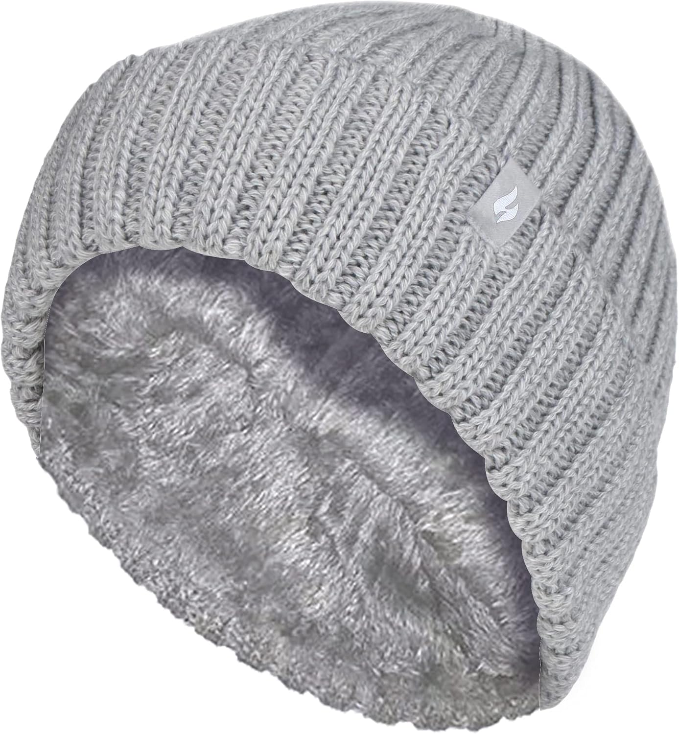 HEAT HOLDERS - Girls Thick Chunky Ribbed Yarn Hat for Winter