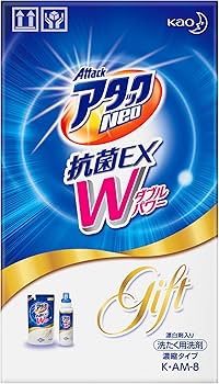【新品未使用】アタックNeo 抗菌EX Wパワー 本体1本 詰替用8袋 セット Amazon.co.jp: 【ギフトセット】アタックNeo 抗菌EX Wパワー