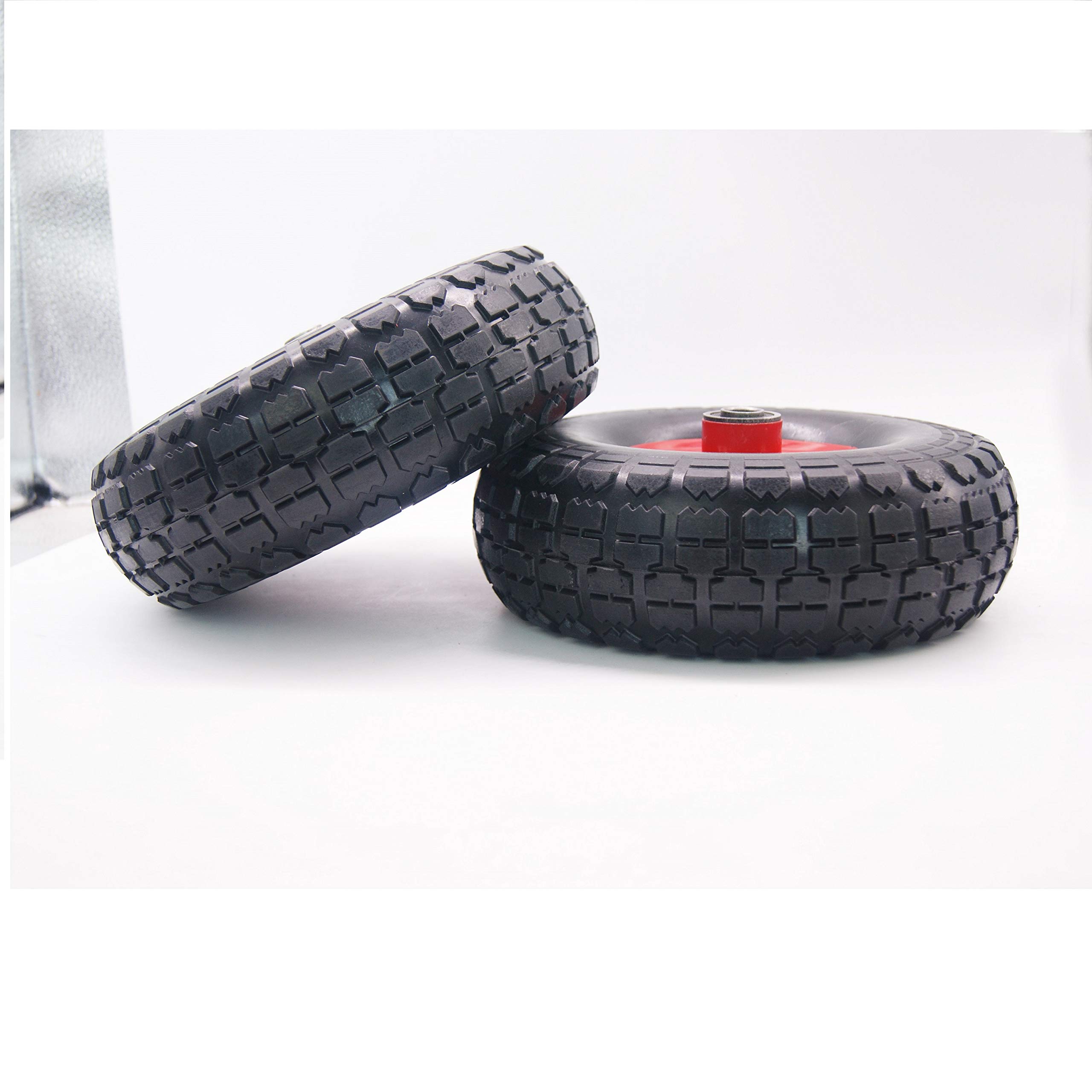 Sacco A Prova Di Foratura PU 10"" METALLO Ruota Carrello 4.10 - Foto 2