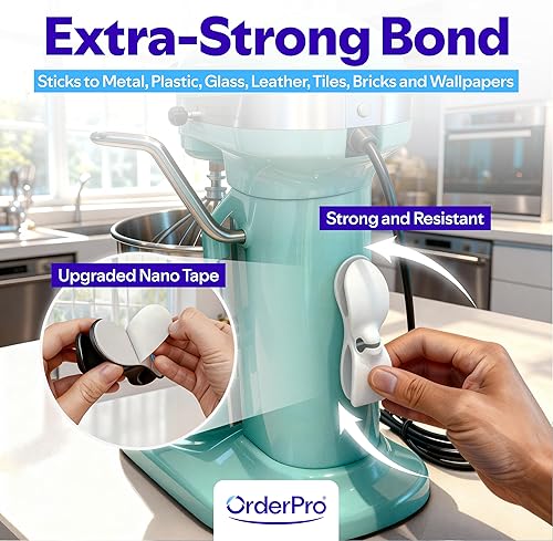 Miniatura 4 de Organizador de cables (8 negro)