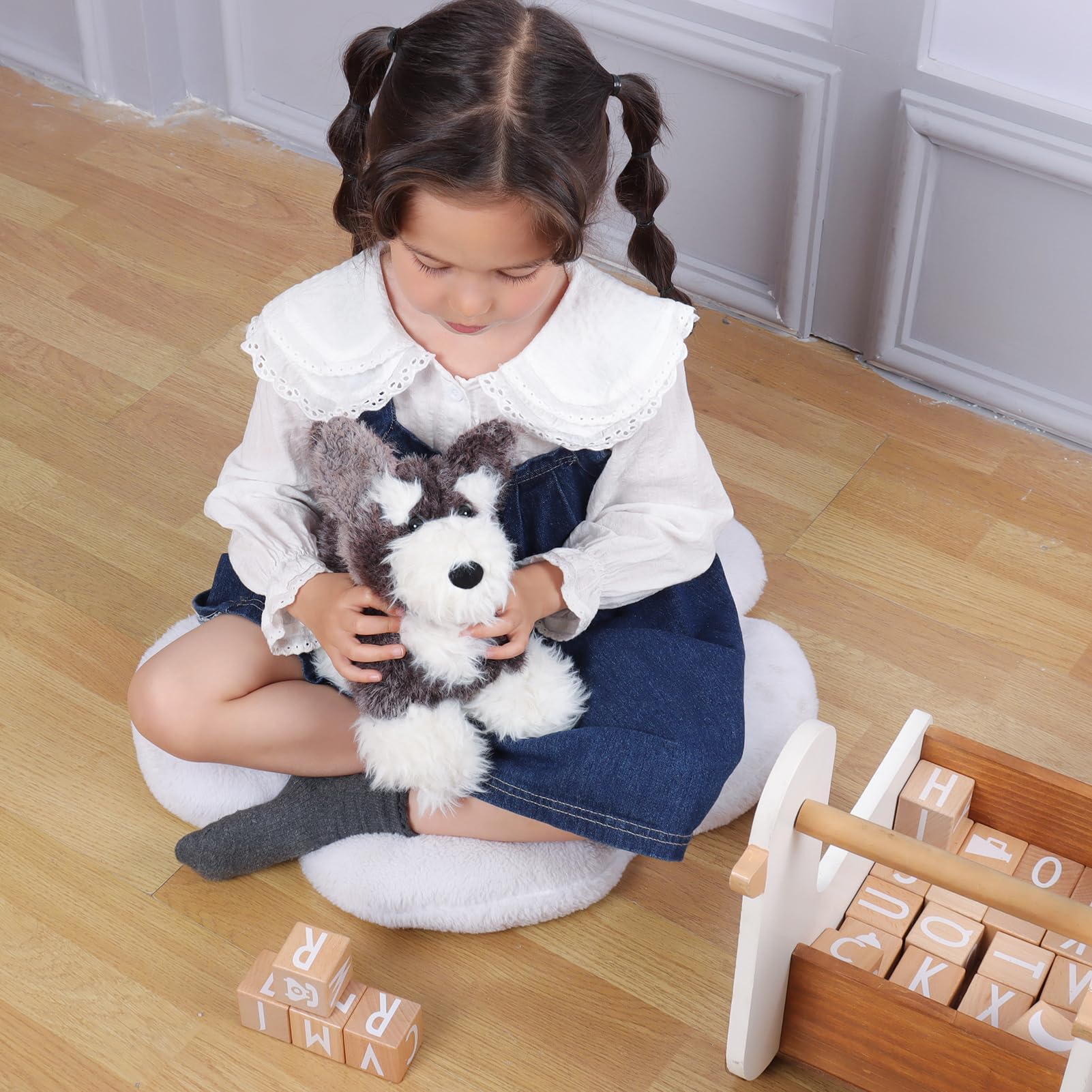 Apricot Lamb –Devil Scorpion - Black– Noir Peluche pour Fille, garçon et bébé - Peluche Moelleuse pour Jouer, Collectionner et câliner - Doudou Confortable