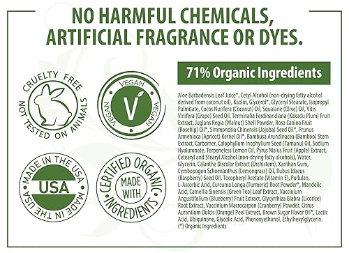 Miniatura 6 de LuxeOrganix Lavado facial exfoliante para mujer exfoliante suave para limpiador facial lavado facial antienvejecimiento para piel grasa un