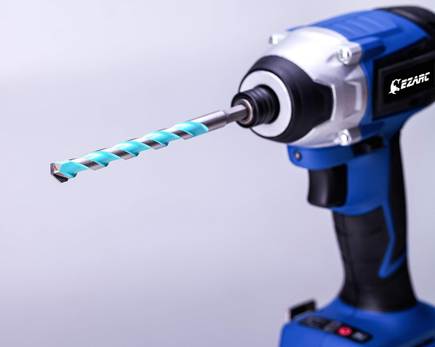 EZARC 5PC Carbide Tip Multi-Purpose Drill Bit Set Hex Shank Masonry Drill Bit Kit for Metal, Wood, Block, Brick, Tile and Plastic: Tools & Home Improvement