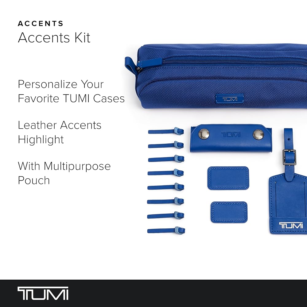 Amazon.com: TUMI - Accents Kit - Includes 2 Leather Monogram