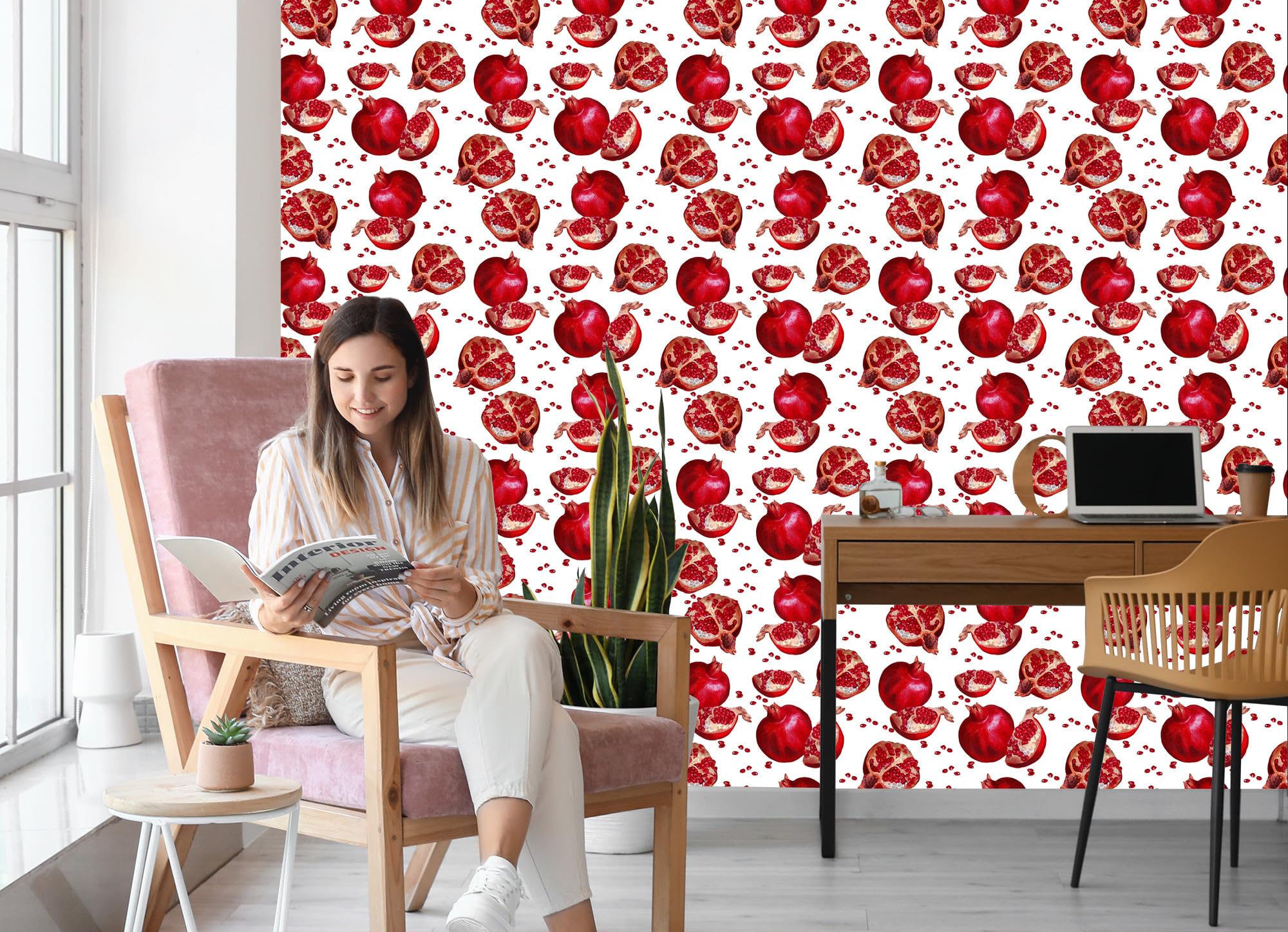 Decoración de Pared, Frutas y naturaleza, 50 x 1000 cm