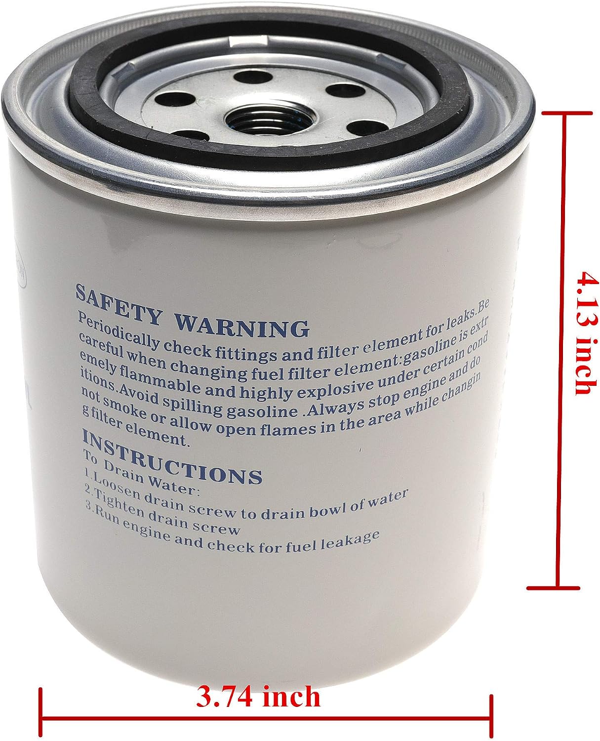 iFJF S3213 Fuel Water Separating Filter Replacement Filter with O-ring fit 3/8 Inch NPT Outboard Motors 802893Q01 Marine 35-809097 35-60494-1 S3214 B32013 18-7919 18-7932 18-7928-1 18-7928 C14568