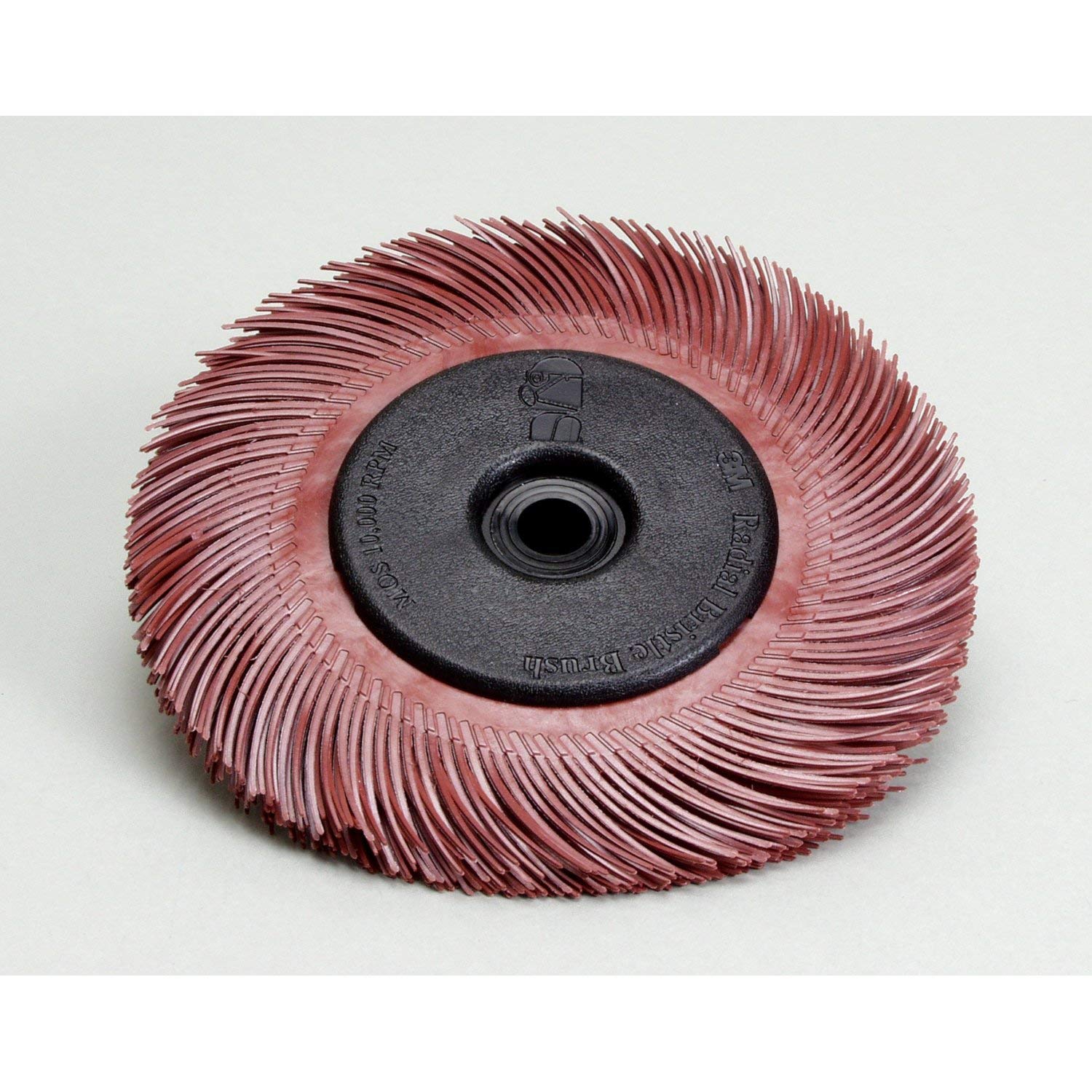 Scotch-Brite(TM) Radial Bristle Brush Replacement Disc T-C 220 Refill, Aluminum Oxide, 6000 rpm, 7-79/128 Diameter x 1 Width, Red (Pack of 70)