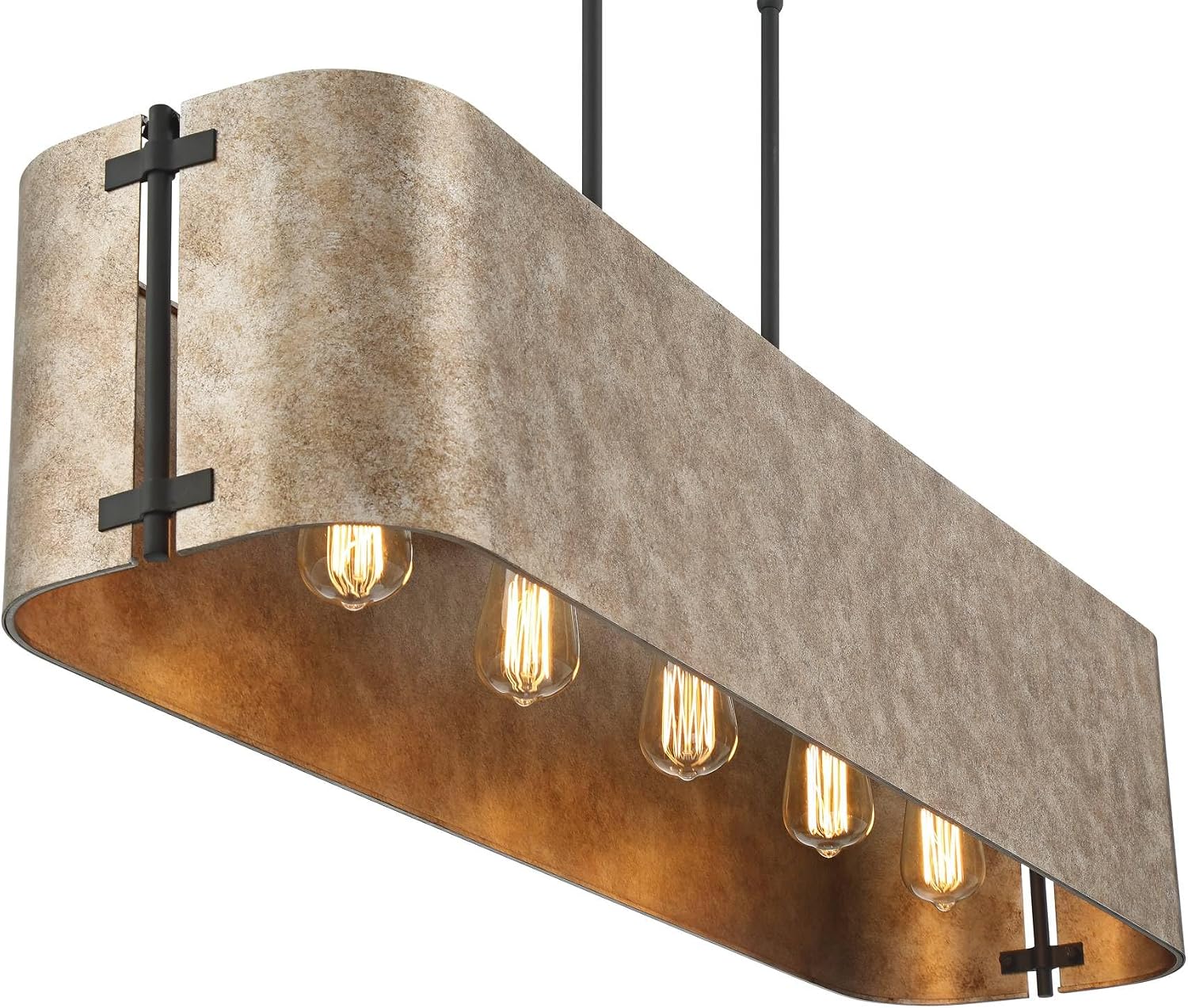 Possini Euro Design Possini Euro Julian 41 1/2" W Rustic Silver Island Pendant