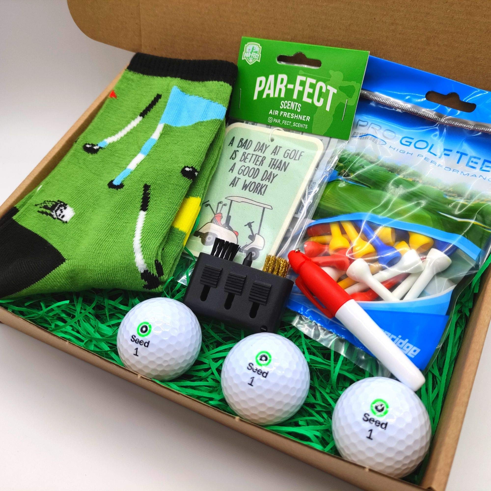 Golf Gifts For Men - The Mega Golf Box - Suitable For All Golfers - Golf Gifts for Fathers Day, Birthday, Christmas